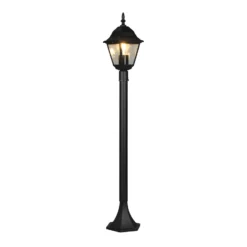 Wegeleuchte Livenza, schwarz, Höhe 100 cm, Aluminium, IP44