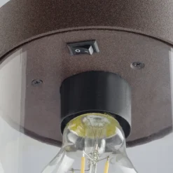 Wegeleuchte SAMBESI, rostfarben, Höhe 100 cm, Metall, IP44