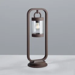 Wegeleuchte SAMBESI, rostfarben, Höhe 60 cm, Metall, IP44