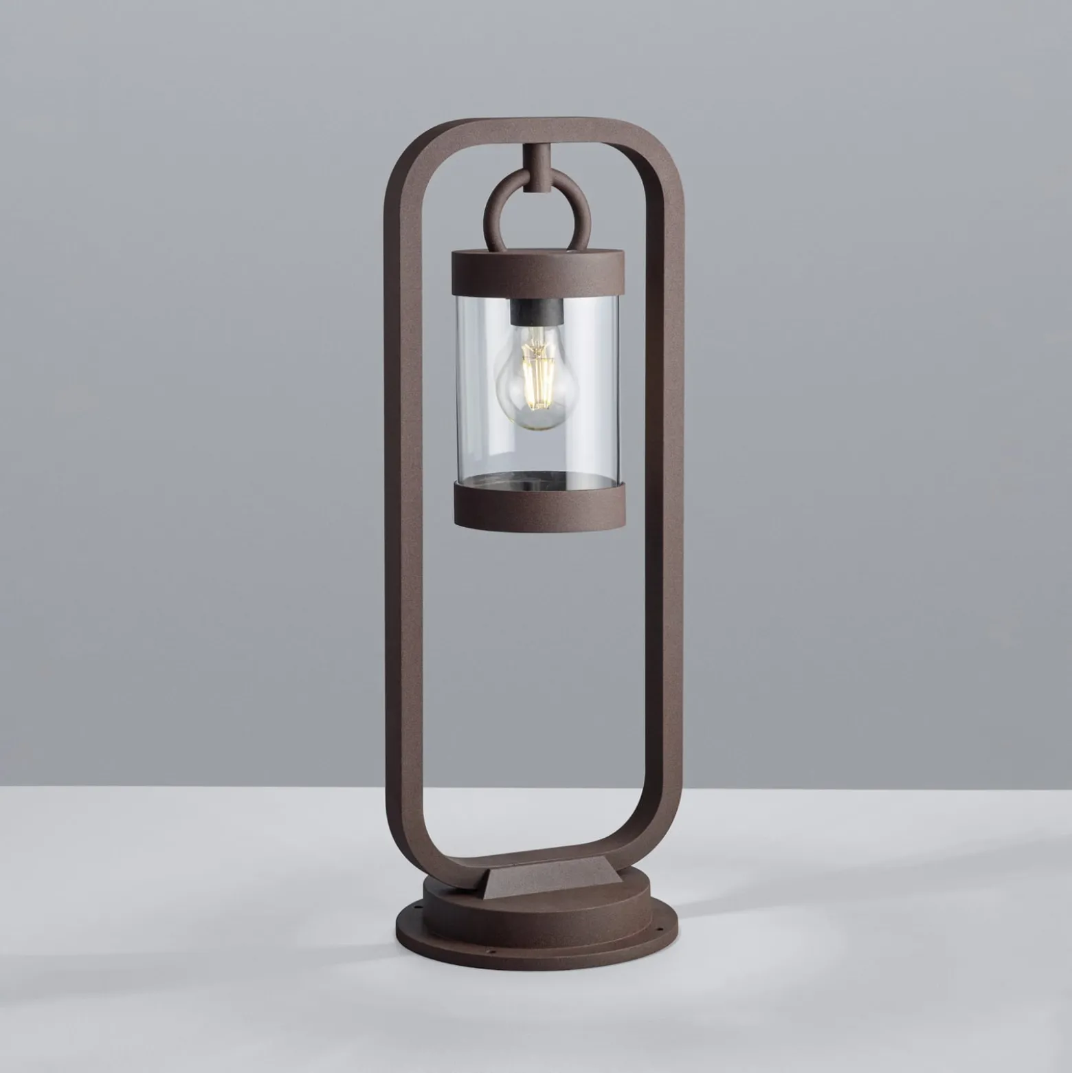 Wegeleuchte SAMBESI, rostfarben, Höhe 60 cm, Metall, IP44