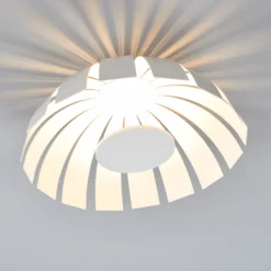Weiße LED-Designer-Deckenleuchte Loto, 33 cm