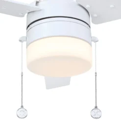 Westinghouse Deckenventilator Licht 7316640, weiß/birke IP44