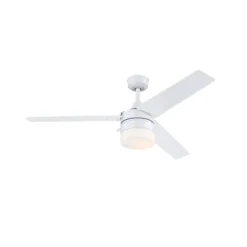 Westinghouse Deckenventilator Licht 7316640, weiß/birke IP44