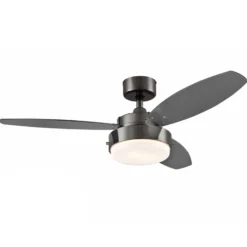 Westinghouse Deckenventilator mit Licht Alloy, schwarz leise