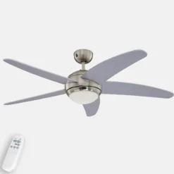 Westinghouse Deckenventilator mit Licht Bendan, silber