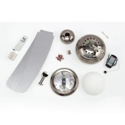 Westinghouse Deckenventilator mit Licht Bendan, silber