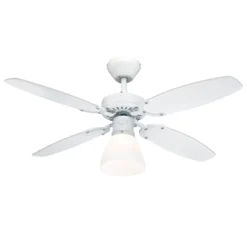 Westinghouse Deckenventilator mit Licht Capitol, weiß-buche