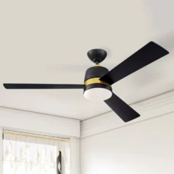 Westinghouse Deckenventilator mit Licht Tristan schwarz/Holz