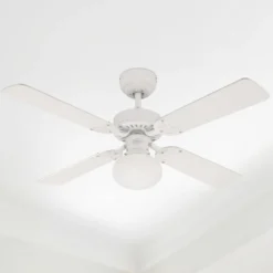 Westinghouse Deckenventilator Vegas, Licht weiß/kiefer leise