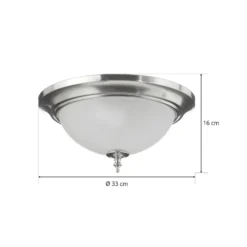 Westinghouse Harwell Deckenleuchte, nickel