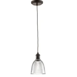 Westinghouse Hängeleuchte 6338540, klar/bronze, Glas, E27