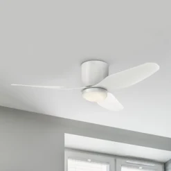 Westinghouse LED-Deckenventilator Carla, leise, 117 cm, weiß