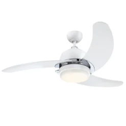 Westinghouse Simone Ventilator, LED-Lampe, weiß