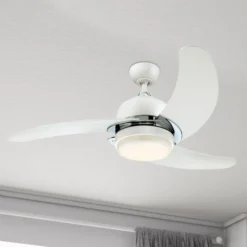 Westinghouse Simone Ventilator, LED-Lampe, weiß
