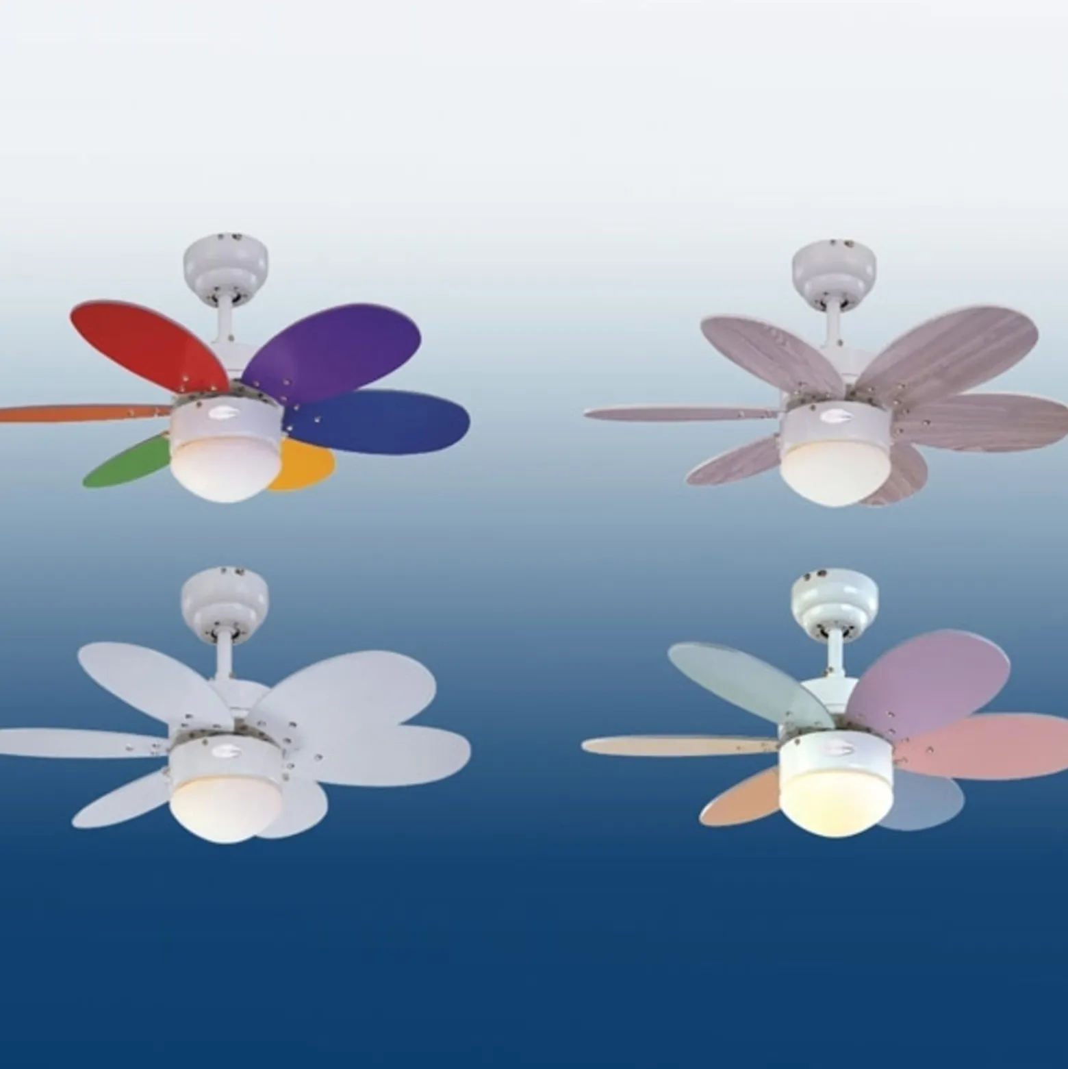 Westinghouse Turbo-II-Ventilator mit 2 Flügelsets