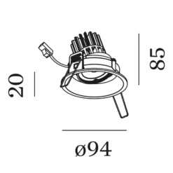 WEVER & DUCRÉ Deep Adjust Spot dim-to-warm weiß