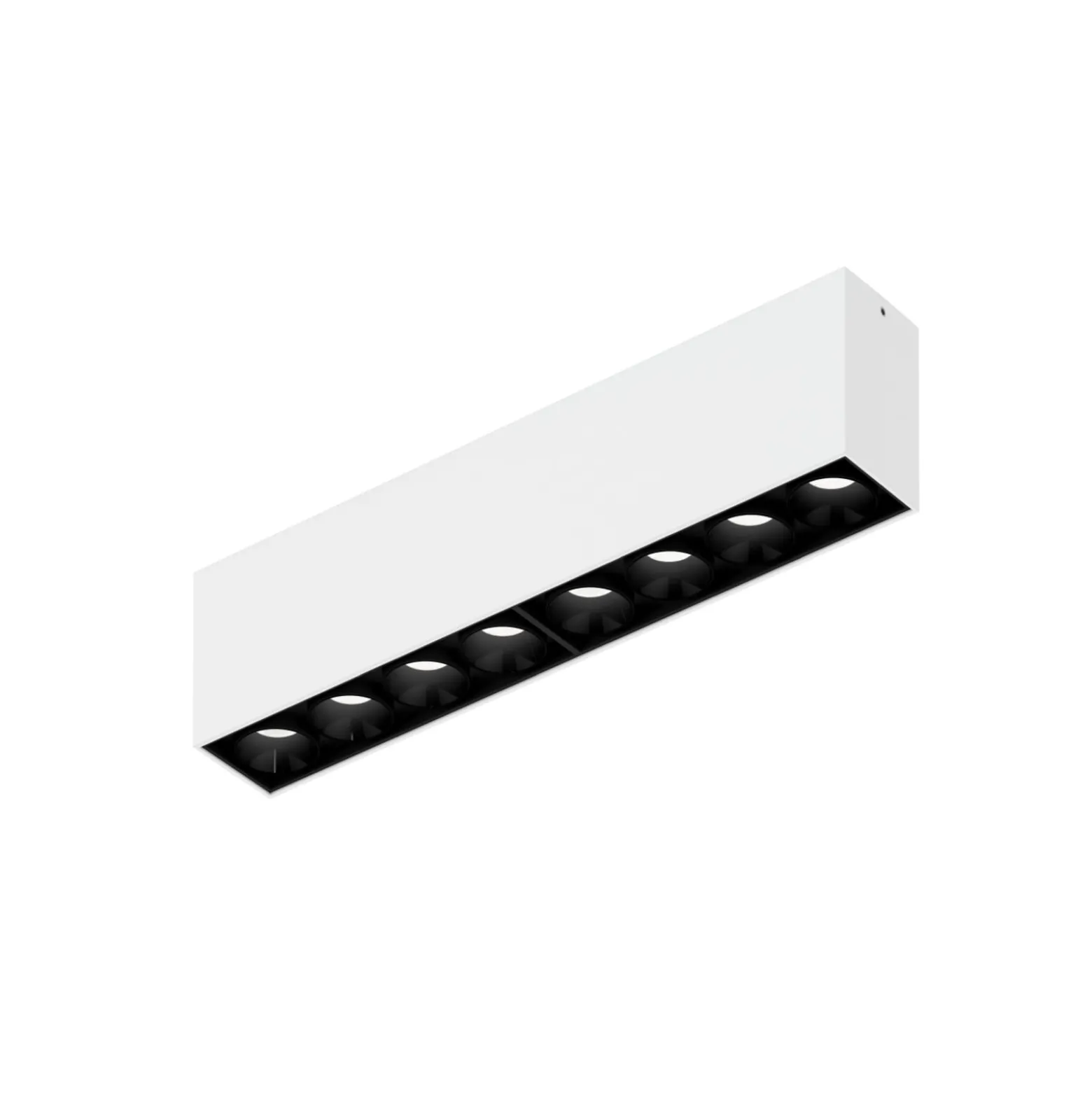 WEVER & DUCRÉ LED-Deckenlampe Linoo 8.0, schwarz/weiß Metall