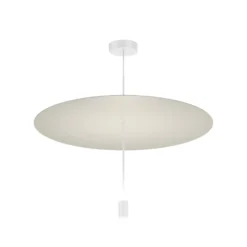 WEVER & DUCRÉ LED-Hängelampe Shedda Ø 70cm seidengrau 2700K