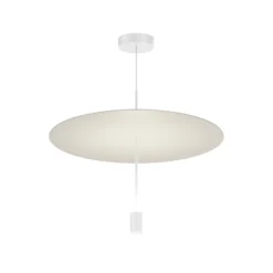WEVER & DUCRÉ LED-Hängelampe Shedda Ø 55cm seidengrau 2700K