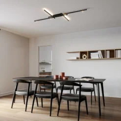 WEVER & DUCRÉ LED-Lampe Trace Grid 2.0 schwarz/beige 927