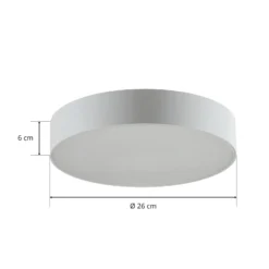 WEVER & DUCRÉ Roby IP44 Decke 2.700K 26 cm weiß