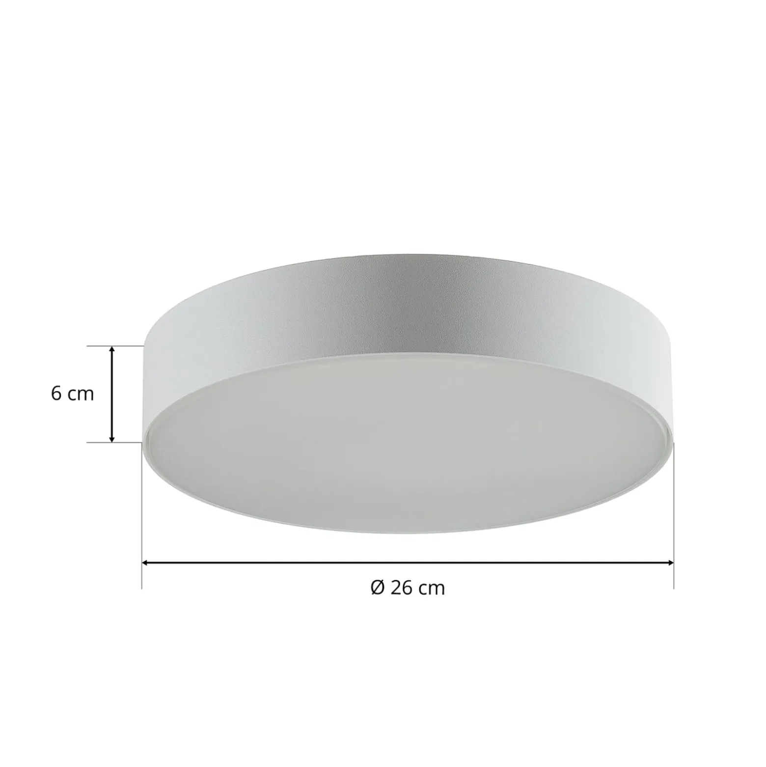 WEVER & DUCRÉ Roby IP44 Decke 2.700K 26 cm weiß