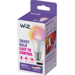 WiZ A60 LED-Lampe matt WiFi E27 8,5W RGBW