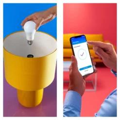 WiZ A60 LED-Lampe matt WiFi E27 8,5W RGBW