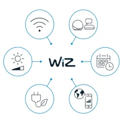 WiZ Elpas LED-Wegeleuchte schwarz RGBW Erweiterung
