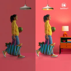 WiZ P45 LED-Lampe E27 4,9 W Tropfen satiniert RGBW