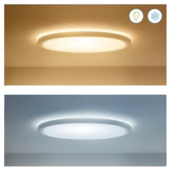 WiZ SuperSlim LED-Deckenleuchte RGBW Ø42cm weiß