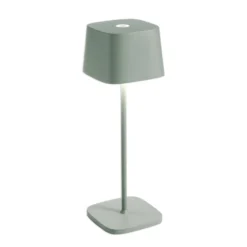 Zafferano Ofelia 3K Akku-Tischlampe IP65 salbei