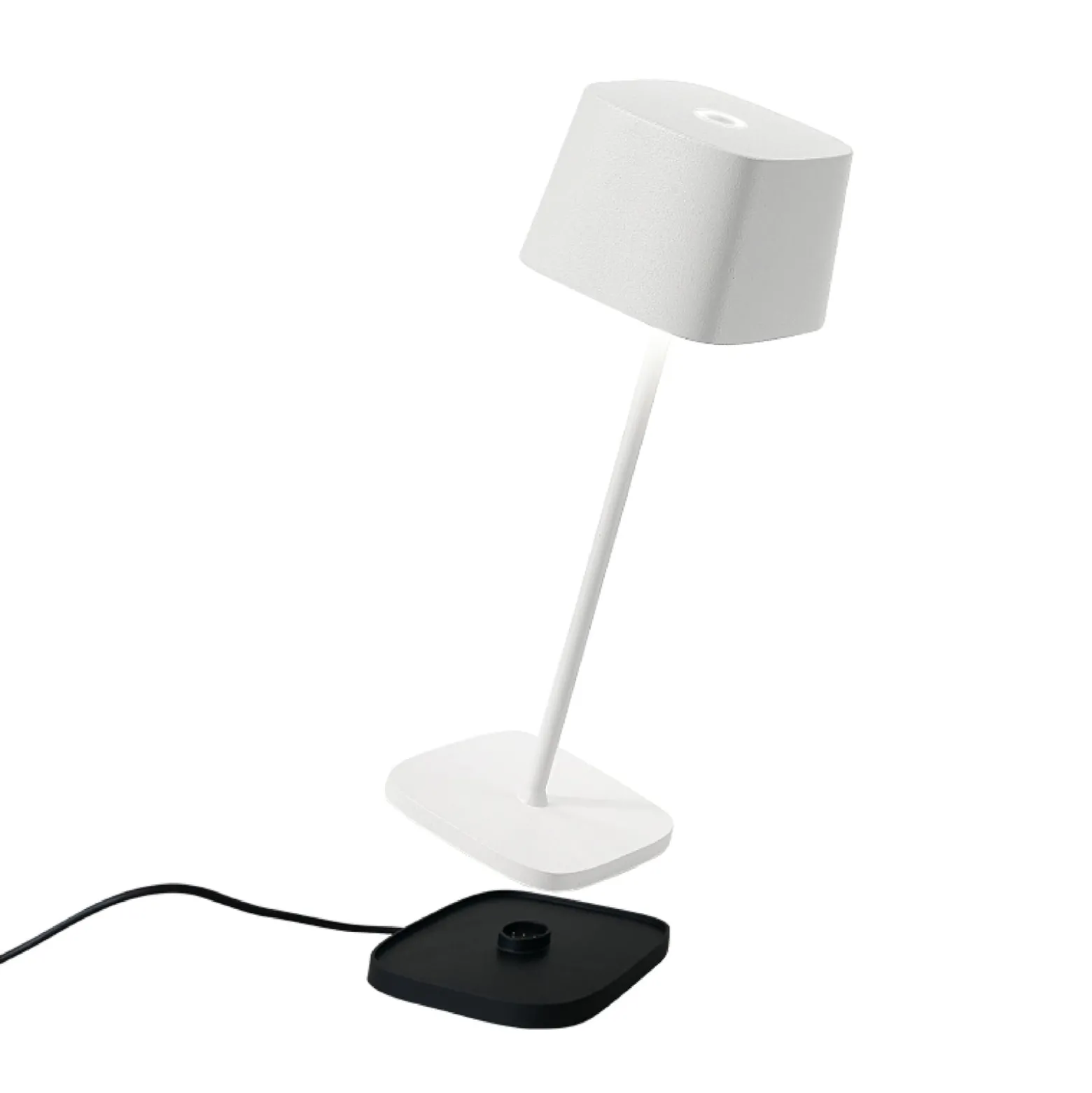 Zafferano Ofelia 3K Akku-Tischlampe IP65 weiß