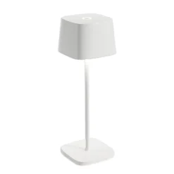 Zafferano Ofelia 3K Akku-Tischlampe IP65 weiß