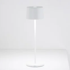Zafferano Olivia 3K Akku-Tischlampe IP65 weiß