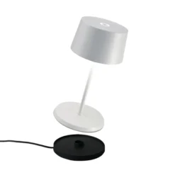 Zafferano Olivia mini Akku-Tischlampe weiß