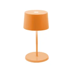 Zafferano Olivia mini 3K Akku-Tischlampe orange
