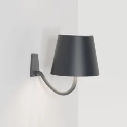 Zafferano Poldina Akku-Wandlampe, Haken, weiß