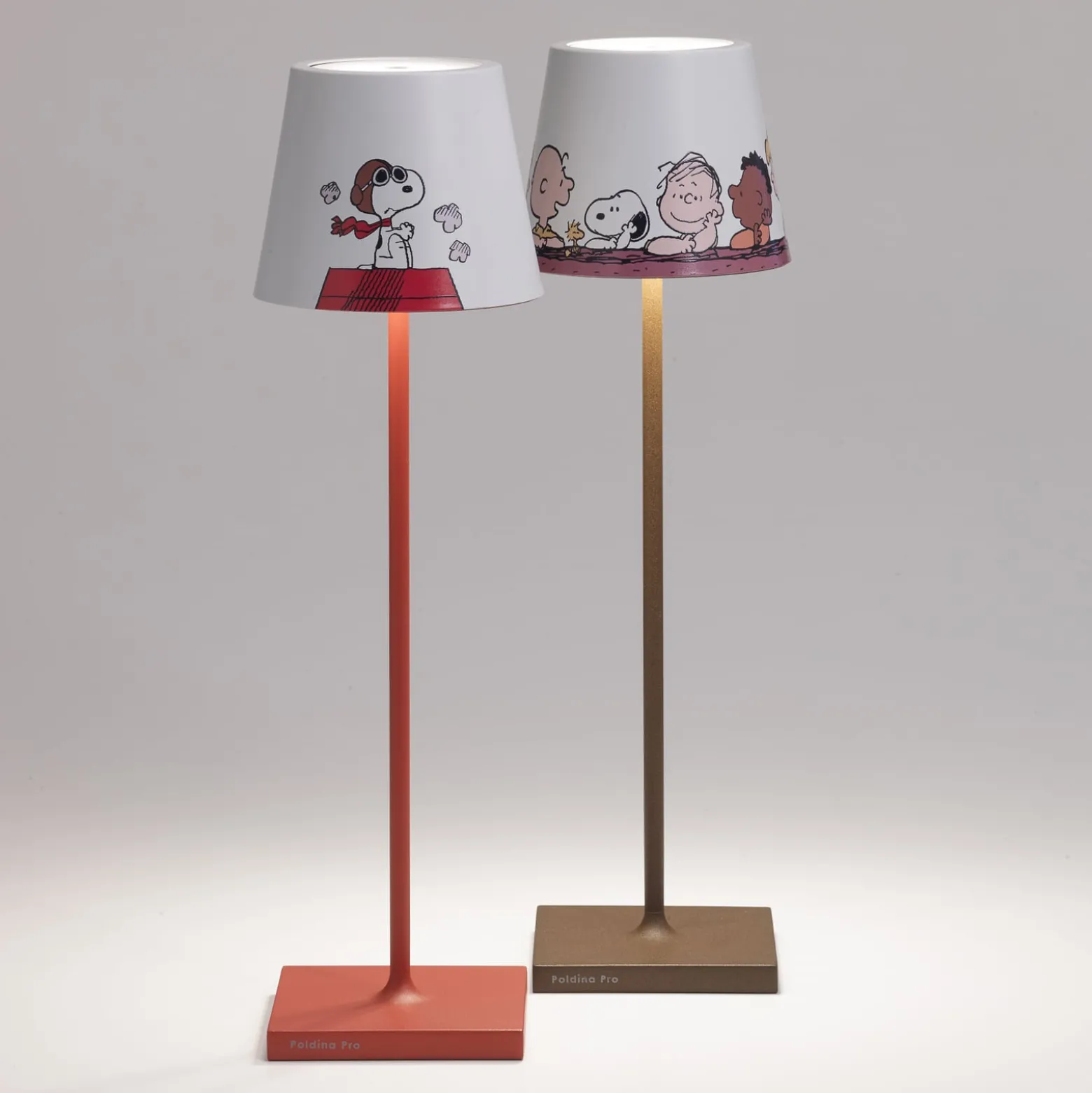 Zafferano Poldina Aviator LED-Akku-Tischlampe IP65