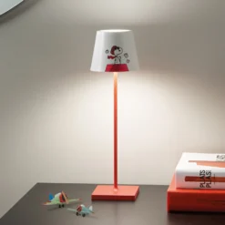 Zafferano Poldina Aviator LED-Akku-Tischlampe IP65