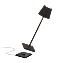 Zafferano Poldina micro Akkulampe, IP65 schwarz