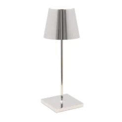 Zafferano Poldina mini Akkulampe innen chrom glanz