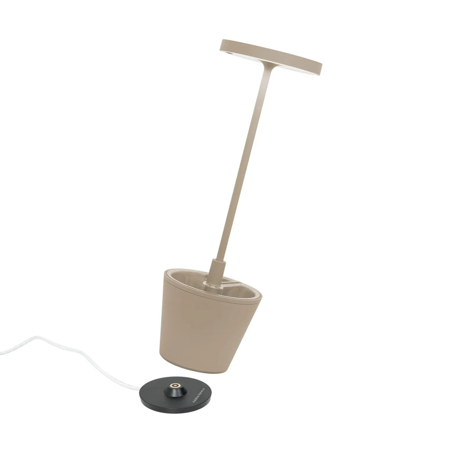 Zafferano Poldina Reverso Akku-Tischlampe sand
