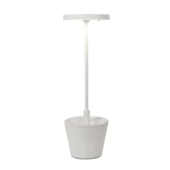 Zafferano Poldina Reverso Akku-Tischlampe weiß