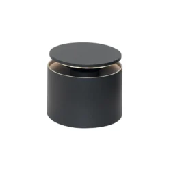 Zafferano Push-up Akku-Tischlampe IP54 dunkelgrau