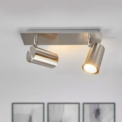 Zweiflammiger Halogen-Deckenstrahler Dora