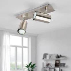 Zweiflammiger Halogen-Deckenstrahler Dora