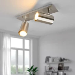 Zweiflammiger Halogen-Deckenstrahler Dora